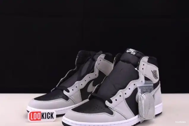 Cheap Grey Air Retro Light High Smoke 1 Jordan Black White 555088-035 0617